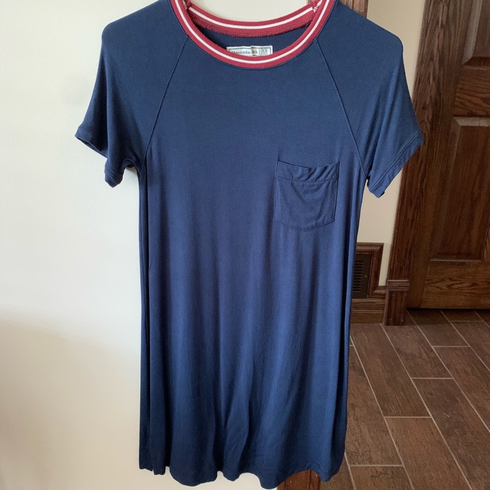 Abercrombie & Fitch Navy T-shirt dress